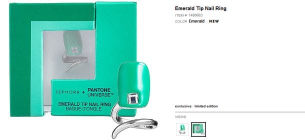 emerald_nail_ring_sephora_pantone