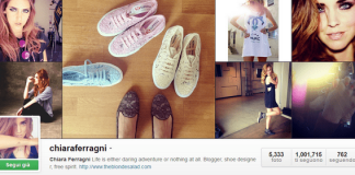 Chiara Ferragni su Instagram