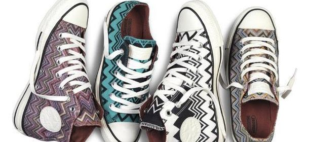 Converse e Missoni insieme: arrivano le scarpe a zig zag [FOTO]