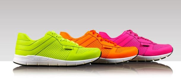 Gucci: sneakers fluo protagoniste della prossima stagione