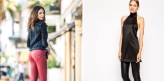 Leggings effetto pelle: look rock-sexy assicurato [FOTO]