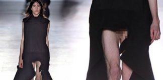 I modelli sfilano senza biancheria e senza pantaloni. Rick Owens scandalizza Parigi