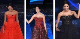 Sanremo, la prima serata: dalle trasparenze di Arisa al look da spagnola di Rocio [FOTO]