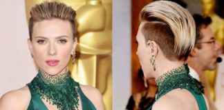 Scarlett Johansson: lo scalpo sfoggiato la notte degli Oscar fa tendenza [FOTO]
