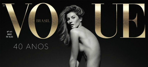 Gisele Bundchen senza veli su Vogue Brasile: 20 anni di carriera su un piedistallo