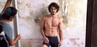 Giovanni Masiero, shooting per Razza Pura: foto dal backstage