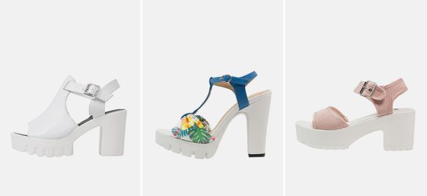 Zalando: l'estate è fashion con sandali alla schiava, zeppe e sneakers colorate