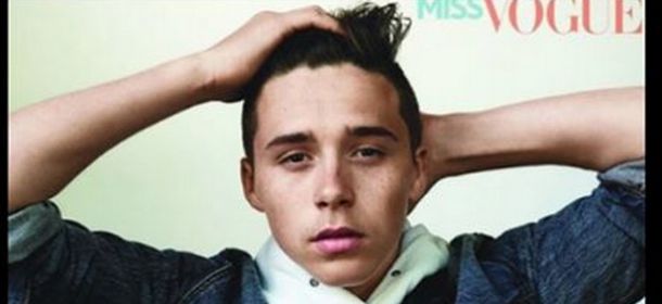 Brooklyn Beckham in copertina su Miss Vogue: "Sulla moda mi consiglio con papà"