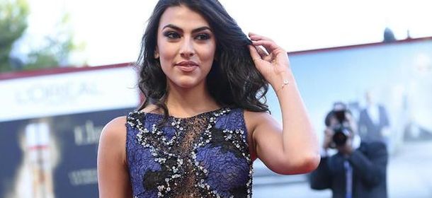 Venezia 72, Giulia Salemi sbarca in Laguna con trasparenze sexy [FOTO]