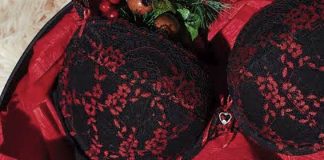Lovable, pizzo nero e rosso per il Natale 2015