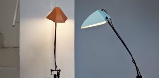 Umberto Riva, riedizione lampade in mostra da Antonia Jannone Disegni di Architettura