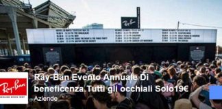 Ray-Ban, occhiali a 19 euro per un evento di beneficenza? L'ennesima bufala