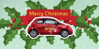 Enjoy, regalare il car sharing di Eni a Natale è facile con le Christmas Card