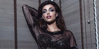 Nicole Mazzoccato: sexy shooting con i look di Guendalina Canessa