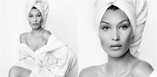 Bella Hadid diventa una Towel Girl