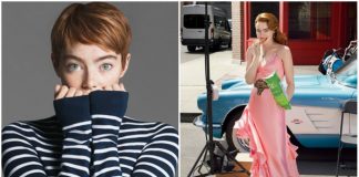 Emma Stone: cover girl di Vogue in pixie cut e splendido abito rosa