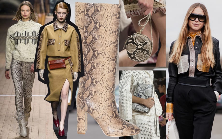 Novità di moda 2019: stampa pitone che passione!