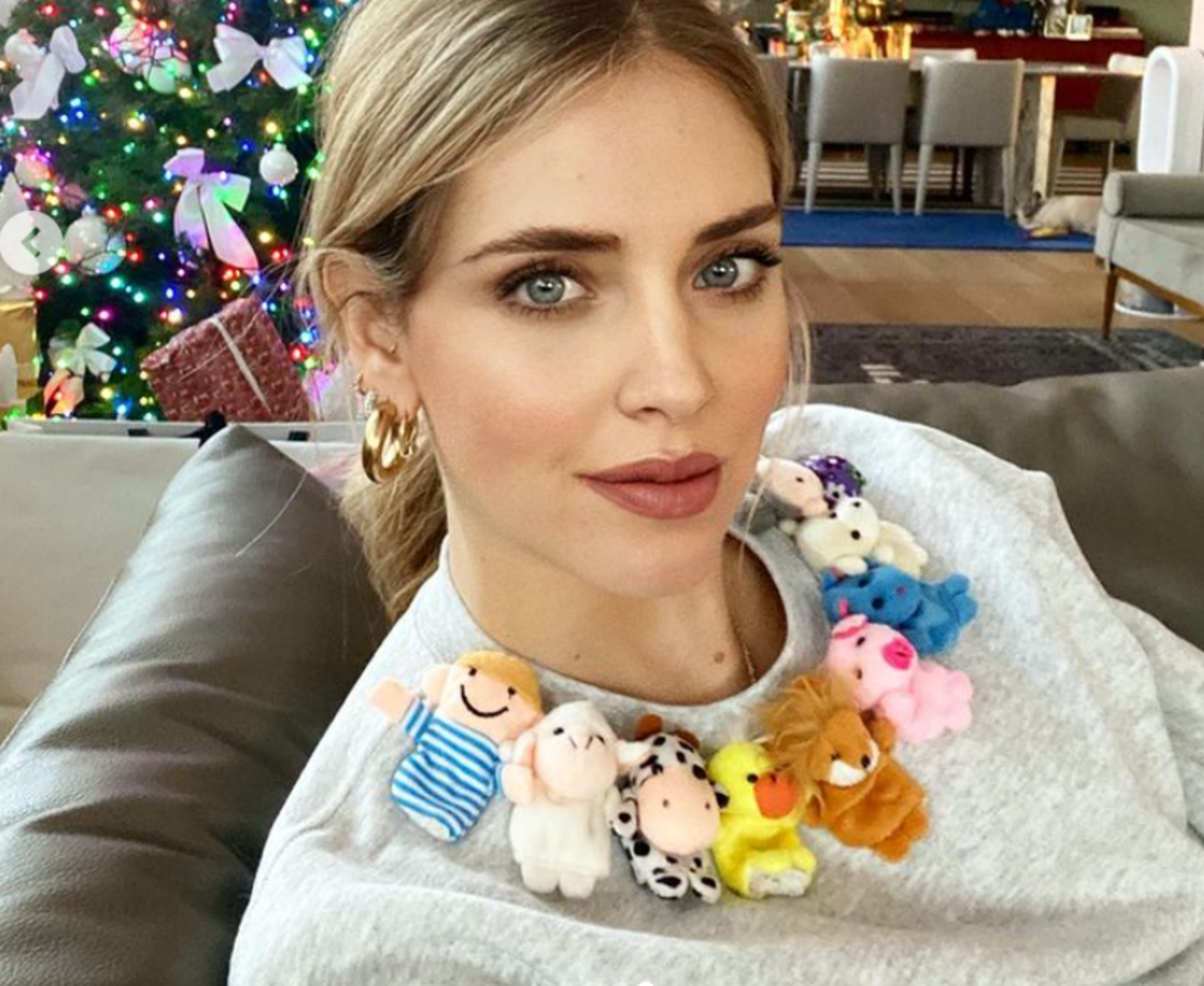 I maglioni con gli orsetti indossati da Chiara Ferragni