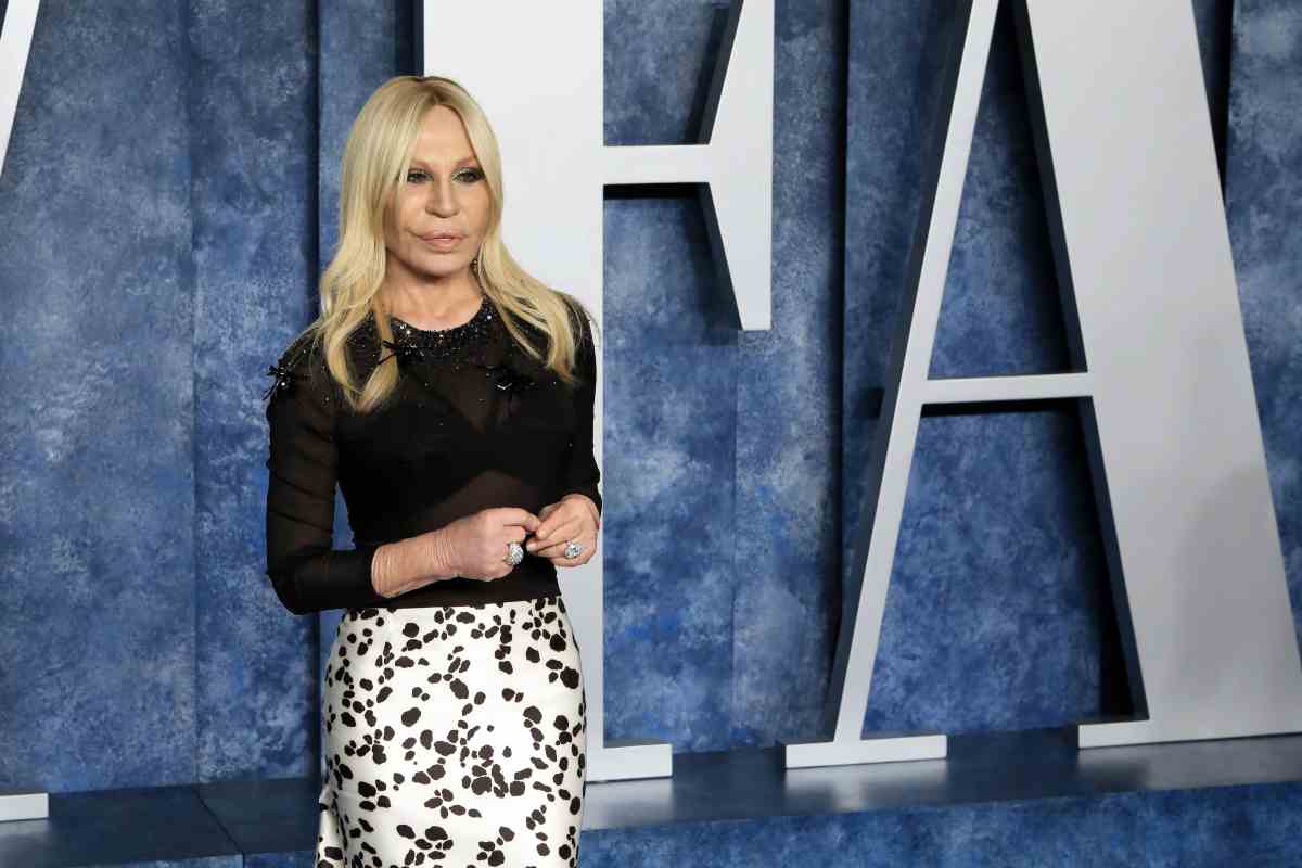 Donatella Versace figlia foto