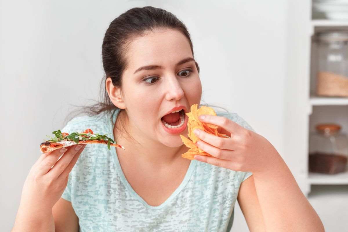 woman eating
