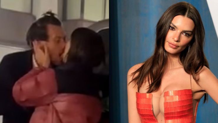 Emily Ratajkowski bacio harry styles