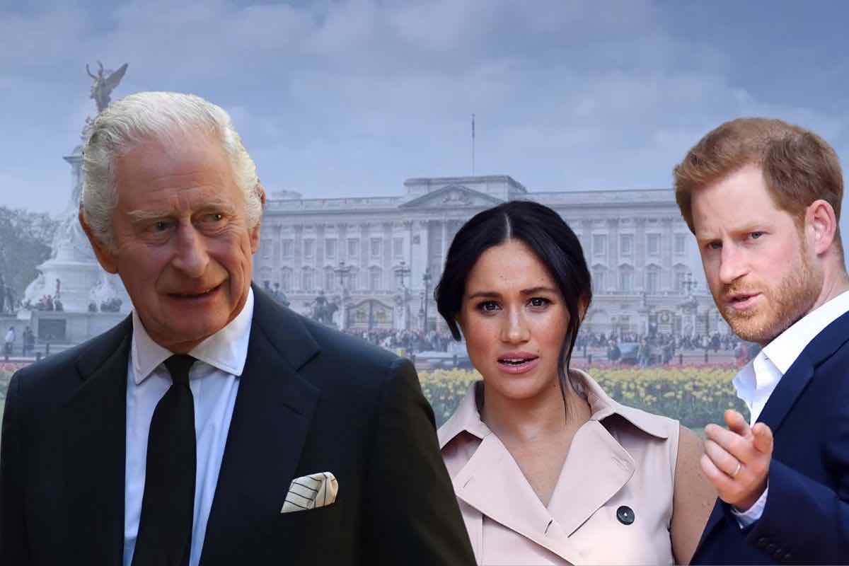 Harry- Meghan e Carlo-fonte Ansa