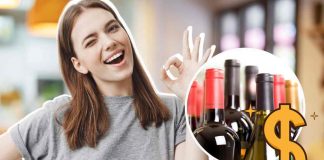Bottiglie di vino da riciclare