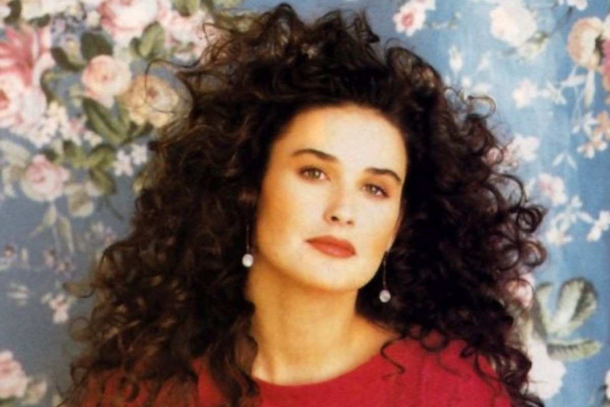 Demi Moore scatto social senza filtri e senza trucco