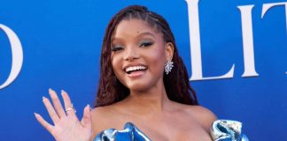 Halle Bailey sul tappeto blu