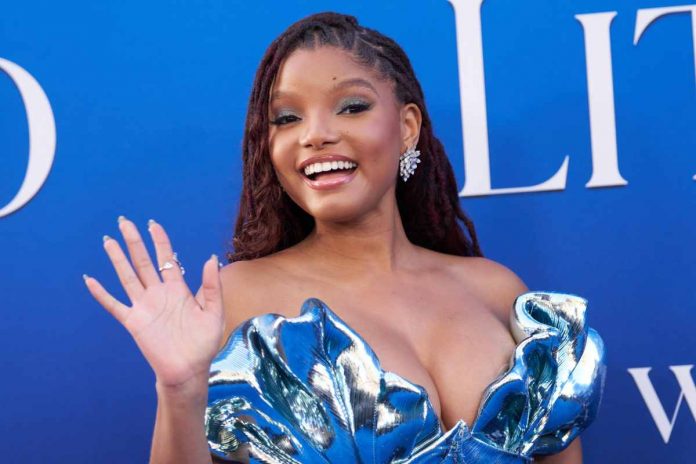 Halle Bailey sul tappeto blu