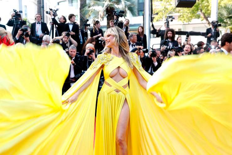 Heidi Klum Cannes abito