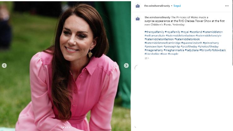 Kate Middleton regina Elisabetta