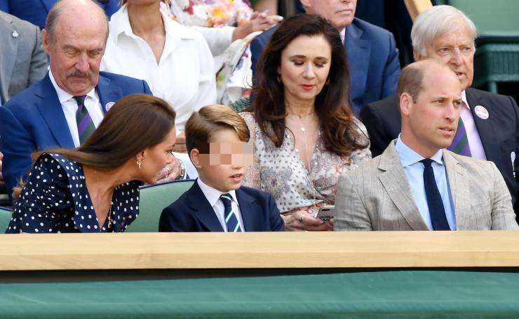 Kate e William con il loro primo figlio