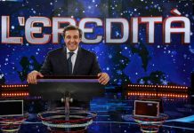 l'eredità flavio insinna sostituito chiude