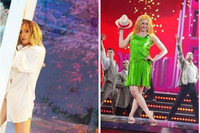 Lorella Cuccarini e Isobel somiglianza
