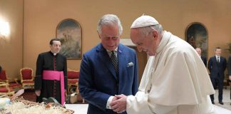 papa Francesco re Carlo