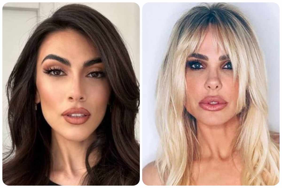 Giulia Salemi Ilary Blasi stivali denim
