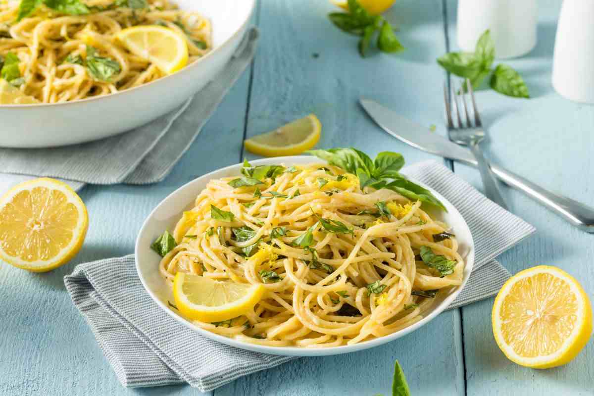 Spaghetti al limone ricetta