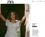 Abito Zara AW2019/20 Bianco Ostrica Stampa Statua - Taglia M - Scollo Barca - Blogger