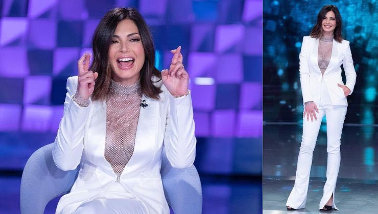 alessia mancini outfit per verissimo