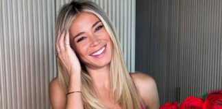 Diletta Leotta con le rose
