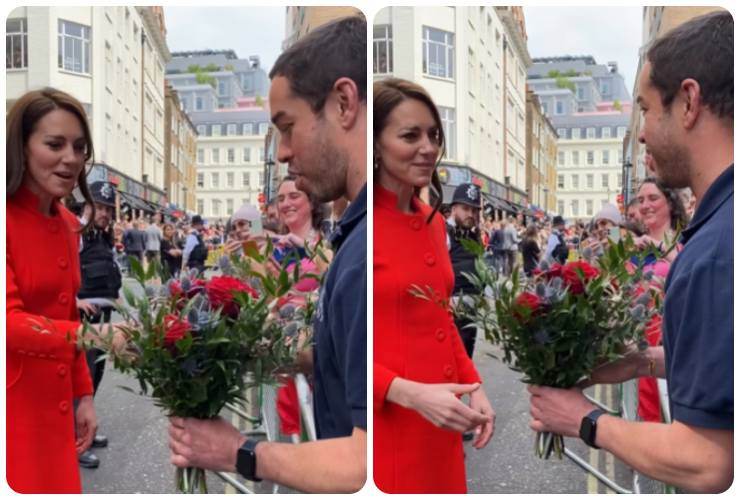 Kate Middleton gesto fiori