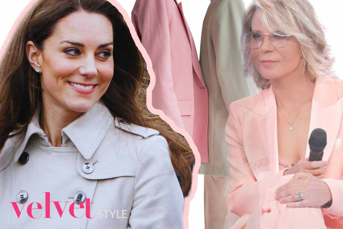 kate middleton maria de filippi tailleur look