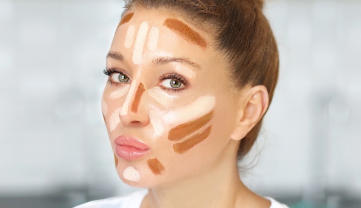 metodo modellare naso contouring make-up
