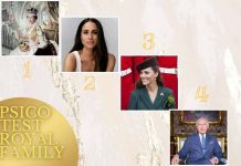 test personalità royal family