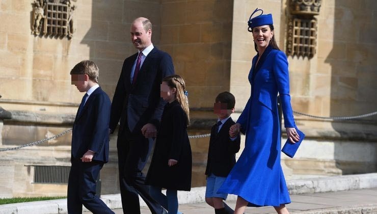 william e kate con i loro figli