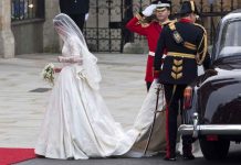 L'abito nuziale della duchessa di Cambridge