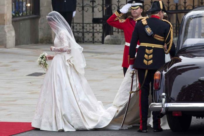 L'abito nuziale della duchessa di Cambridge