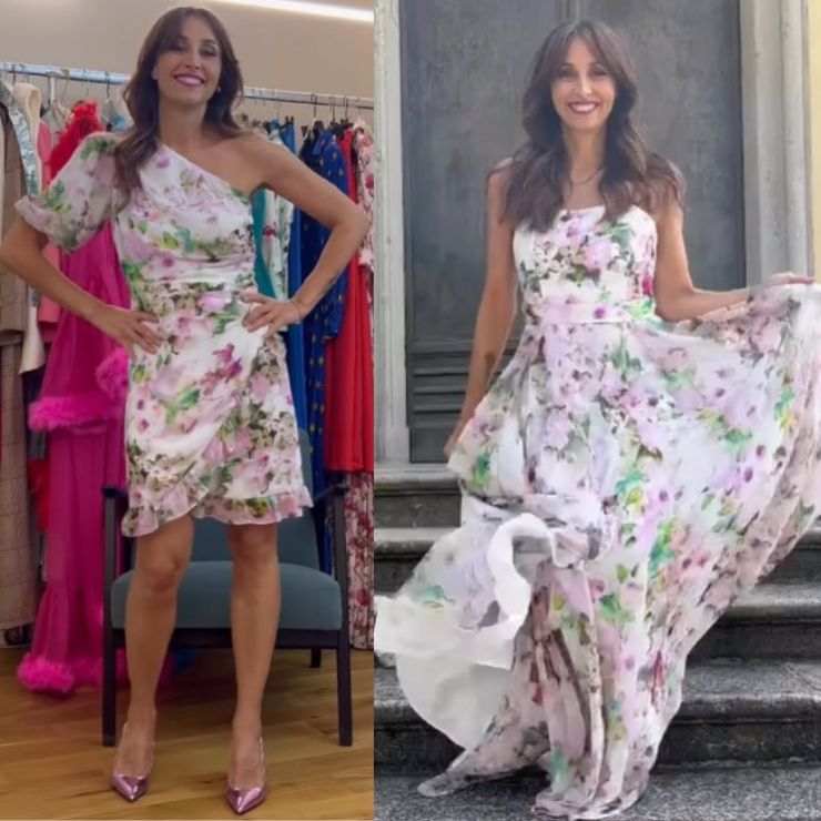 benedetta parodi outfit fiori