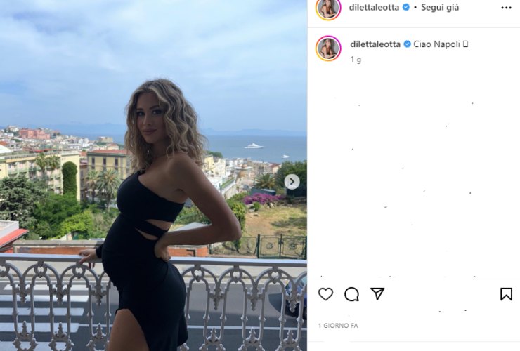 diletta leotta ricci foto napoli